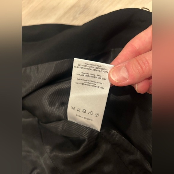 SANDRO PARIS Blazer Jacket in Black / Size 38 / - Picture 10 of 10